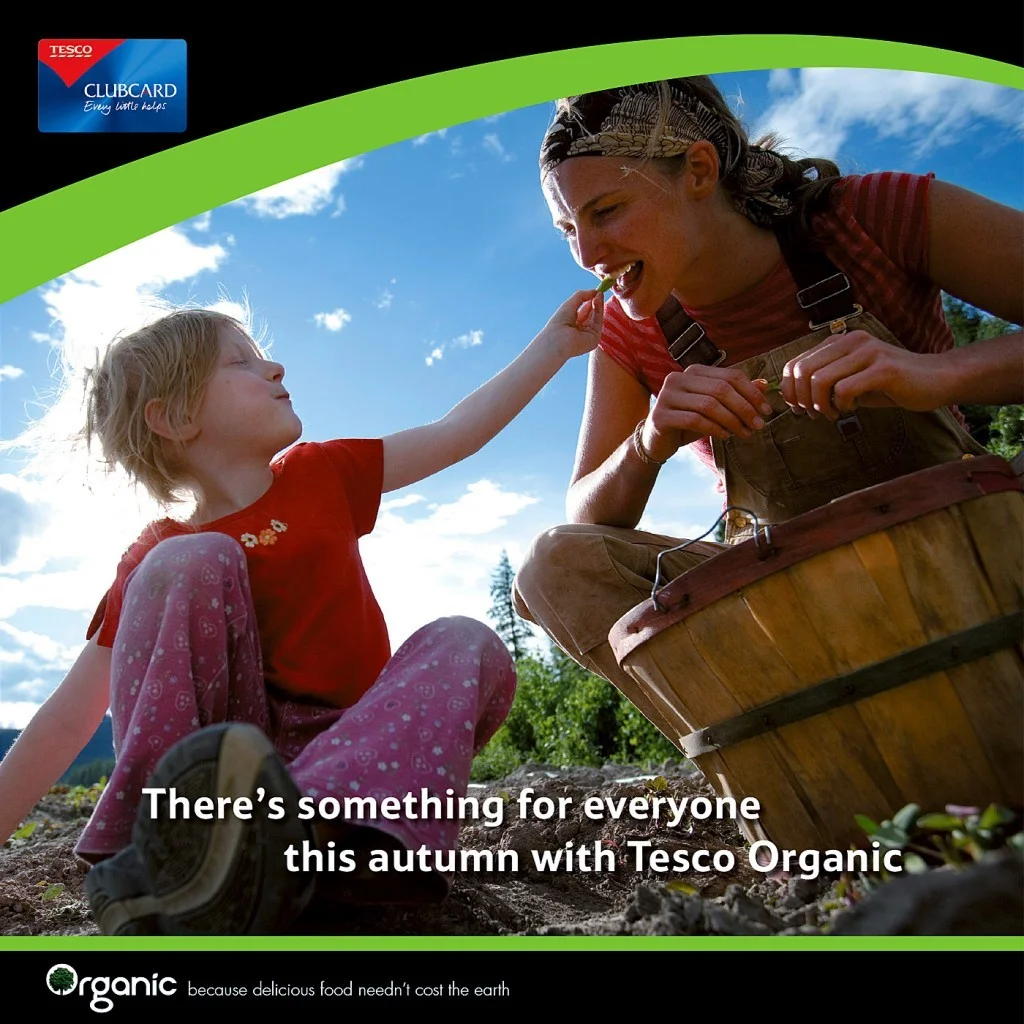 Tesco Organic — brochure cover