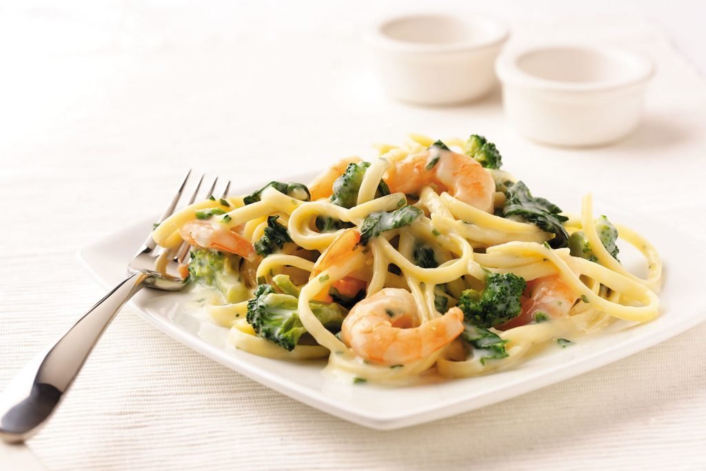 Light Choices – Prawn Linguine